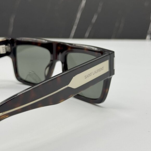NEW SAINT LAURENT SUNGLASSES SL628 003  HAVANA SQUARE EYEWEAR SAINT LAURENT - Picture 5 of 10